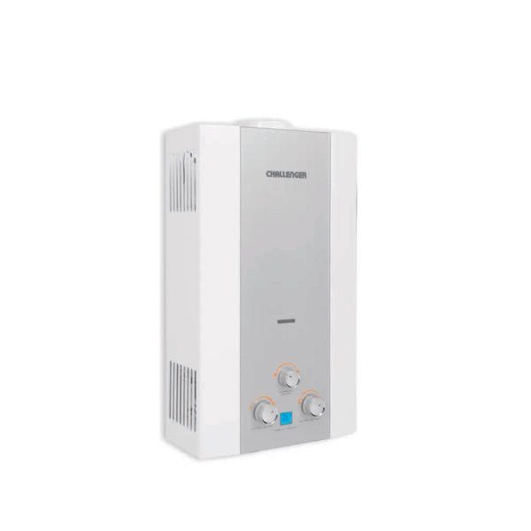 Calentador De Paso a Gas Natural Challenger 12 Lts Tiro Natural