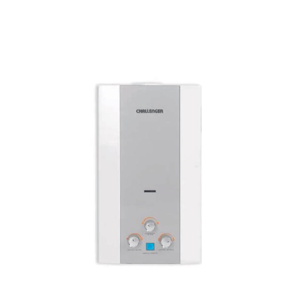 Calentador De Paso a Gas Natural Challenger 10 Lts Tiro Natural