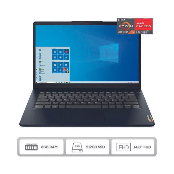 Portatil LENOVO AMD Ryzen 5 5500U RAM 8 GB 512 GB SSD IdeaPad 3