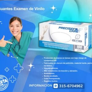 Guantes examen de vinilo